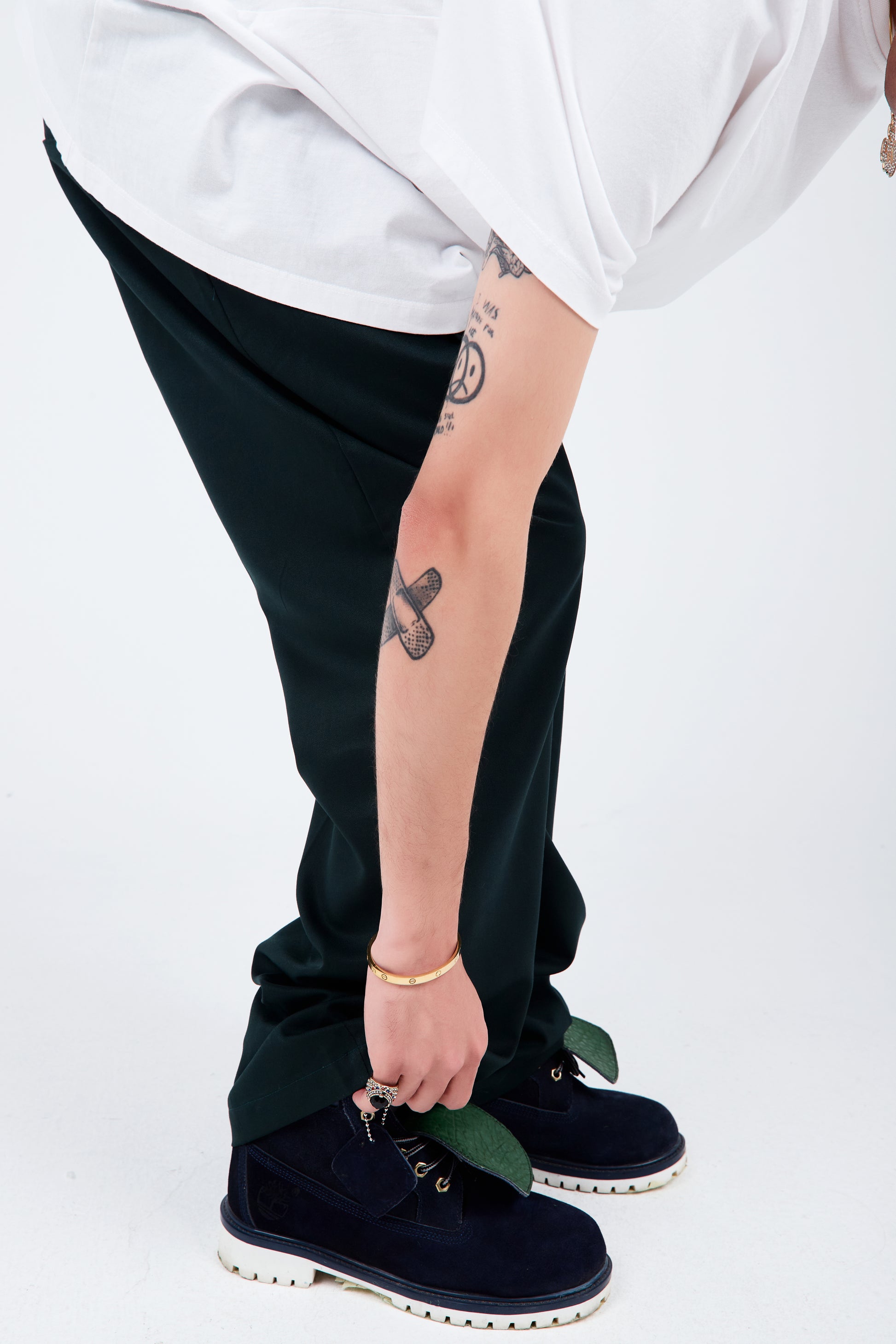 wide leg pants Black 