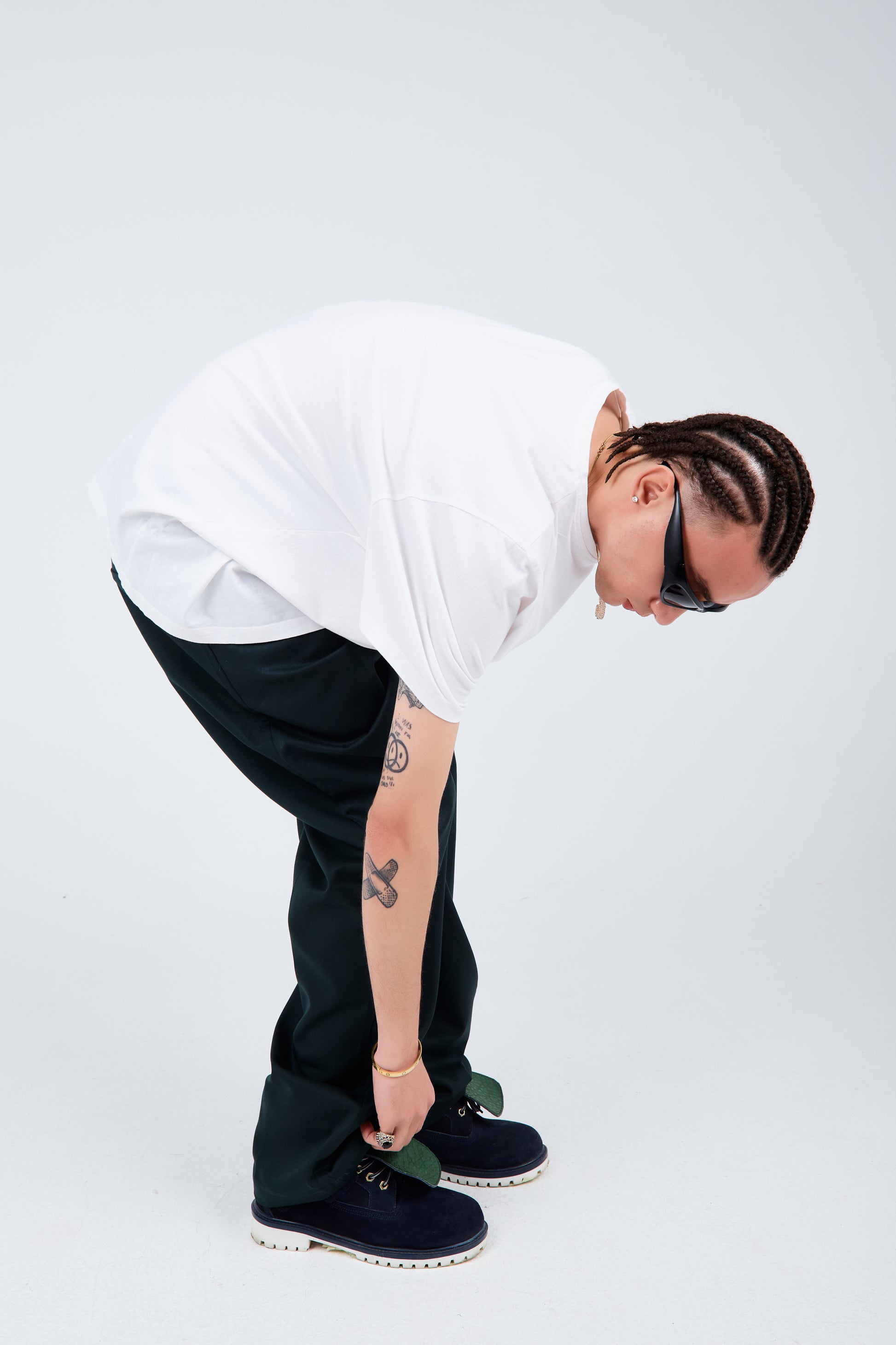 wide leg pants Black 