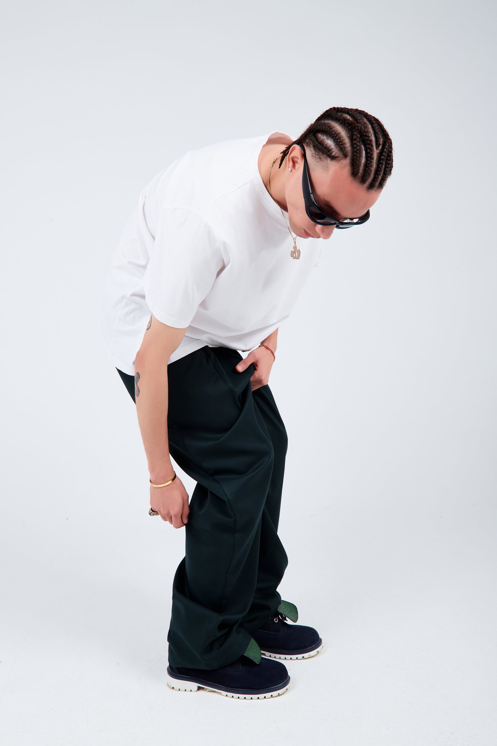 wide leg pants Black 